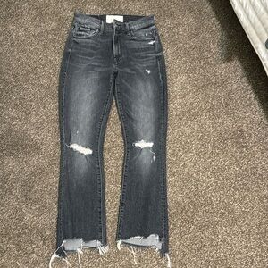 Mother The Insider Crop Step Chew